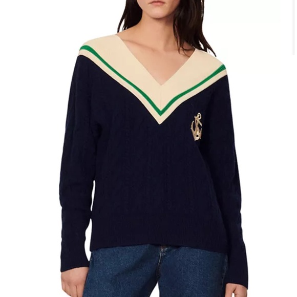 Sandro
Guilhem V Neck Sweater - Picture 1 of 8